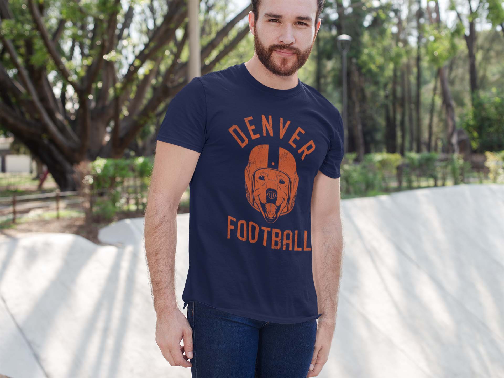 38REMI RELIEF/レミレリーフ DENVER FOOT BALL Tシャツ - Tシャツ 